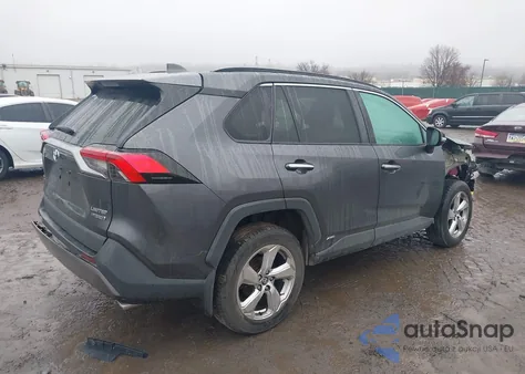 2020 Toyota Rav4 Hybrid Limited z USA, uszkodzony, nr VIN 4T3DWRFV2LU006700